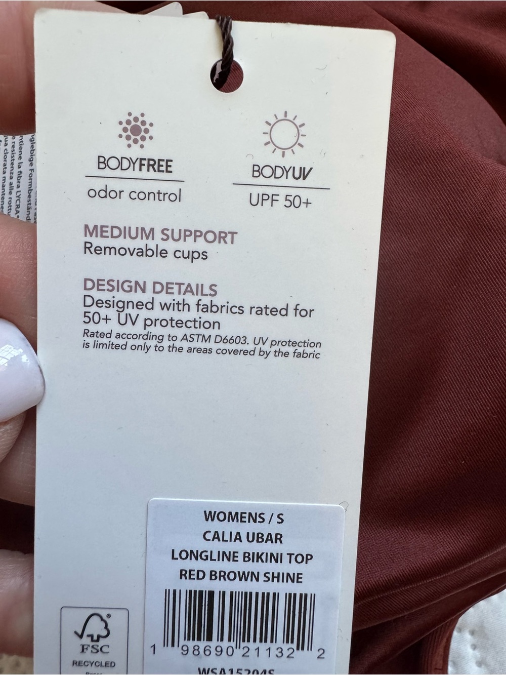 NWT CALIA by Carrie Underwood Bikini Top - Picture 5 of 5